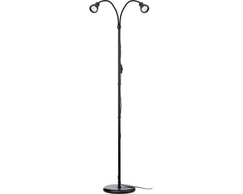 Elvita Lindesberg sort gulvlampe dobbel billede 1