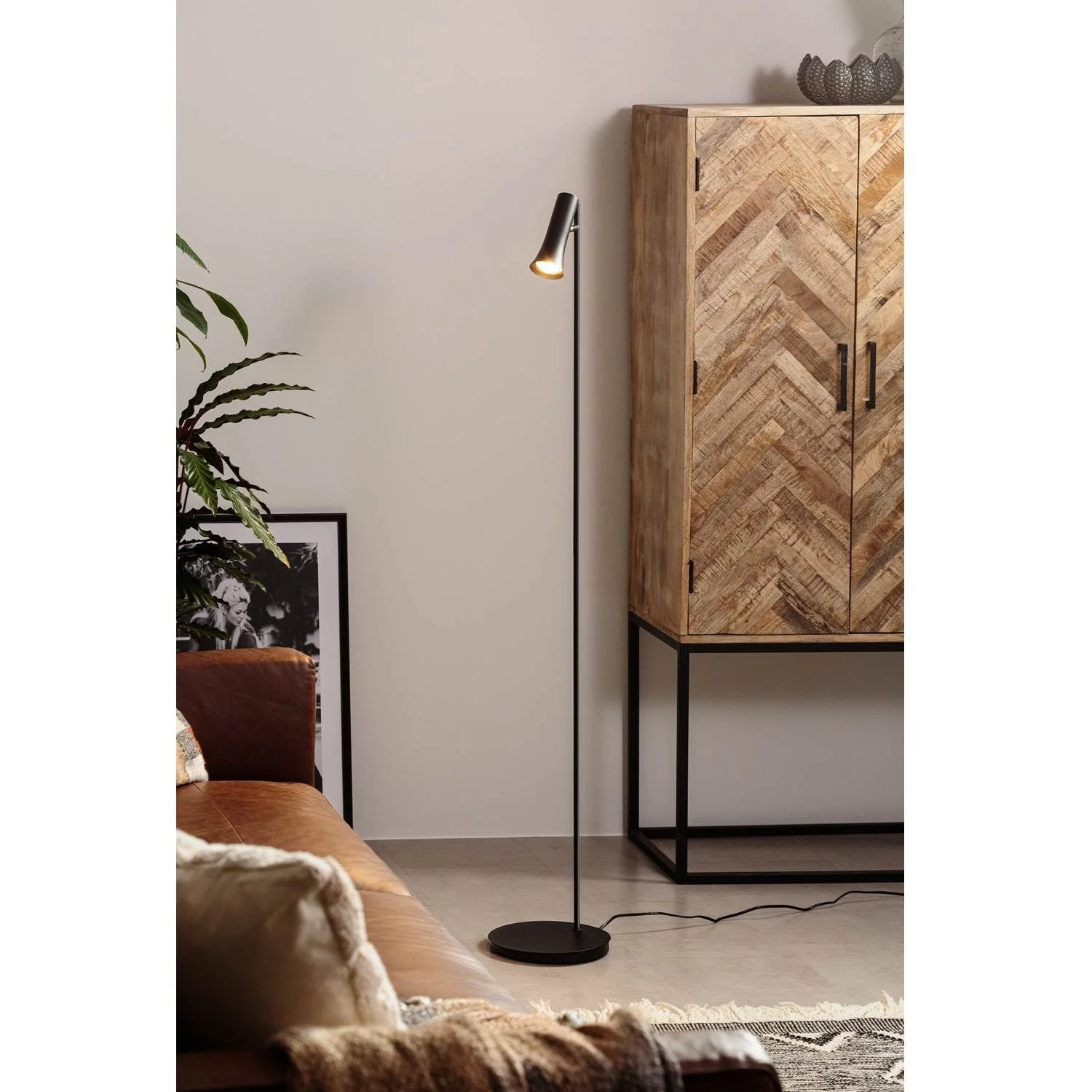 Elvita Mariestad Sort Gulvlampe billede 4