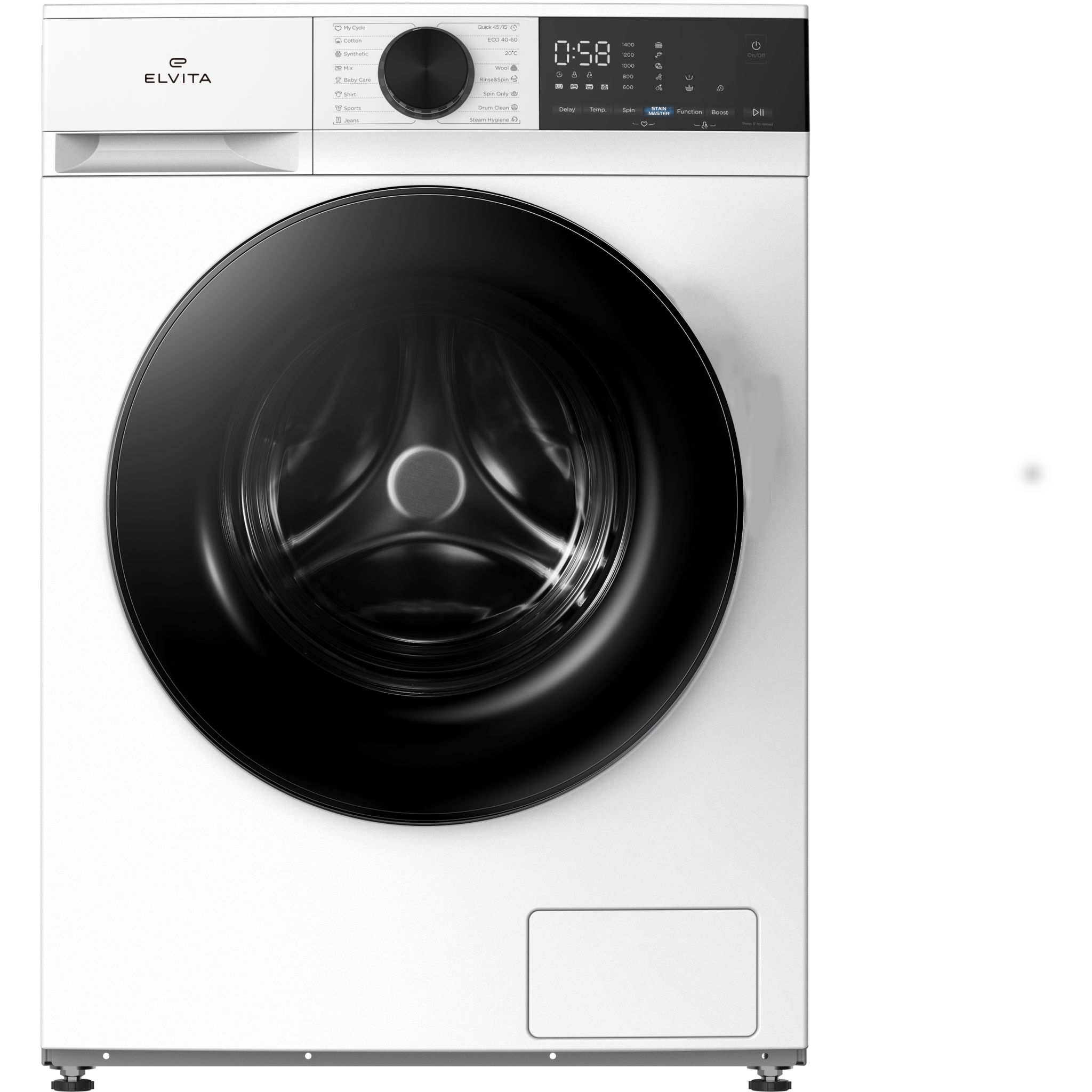 Elvita CTM6214V Frontbetjent vaskemaskine