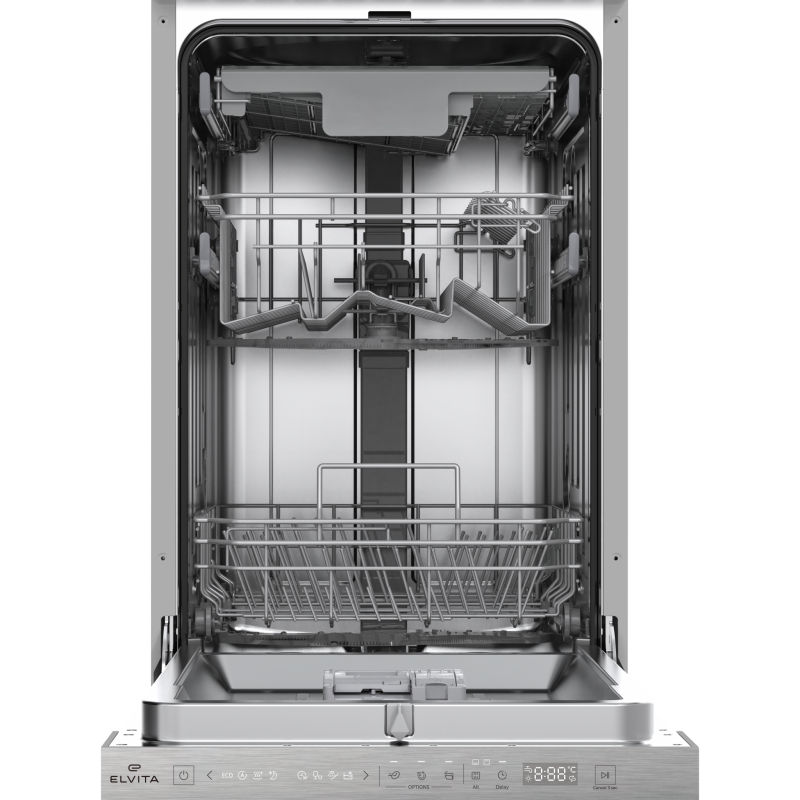 Elvita CDI6450V Smal opvaskemaskine til integrering