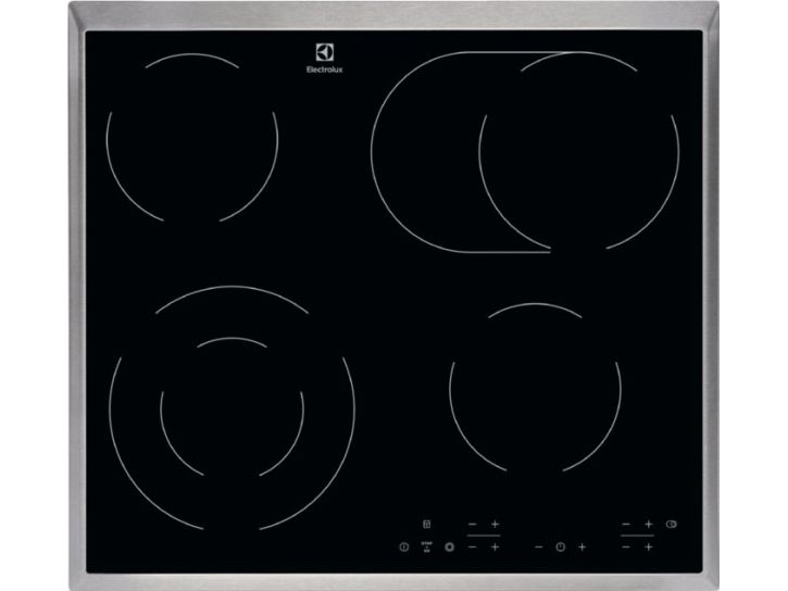 Electrolux EHF6346XOK, Sort, Indbygget, Keramisk, Keramisk, 4 zone(s), 4 zone(s) billede 3
