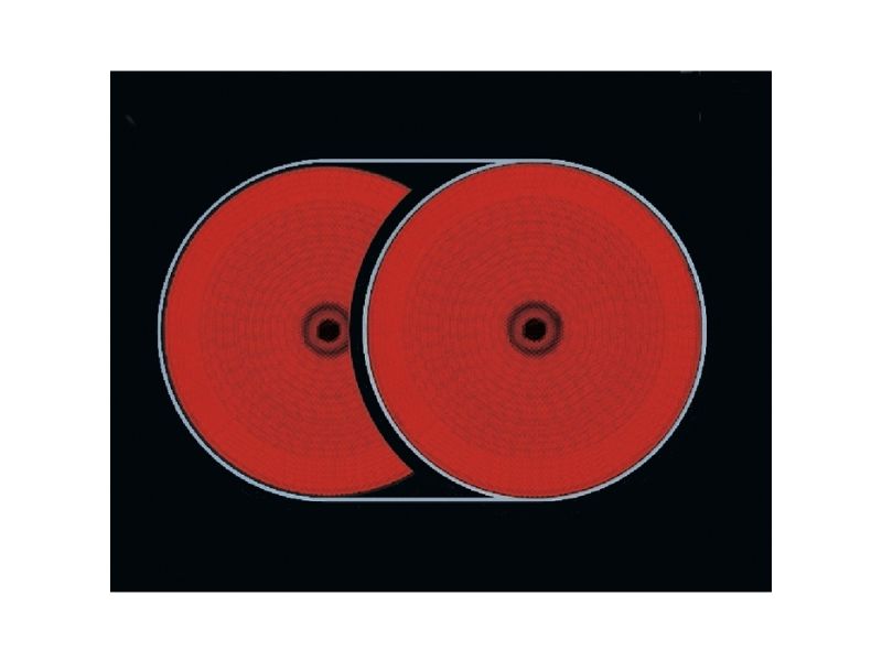 Electrolux EHF6346XOK, Sort, Indbygget, Keramisk, Keramisk, 4 zone(s), 4 zone(s) billede 2