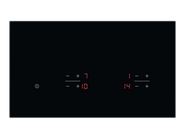 Electrolux Inspiration EHF16240XK - Keramisk kogeplade - 4 plader - Niche - bredde: 56 cm - dybde: 49 cm - sort