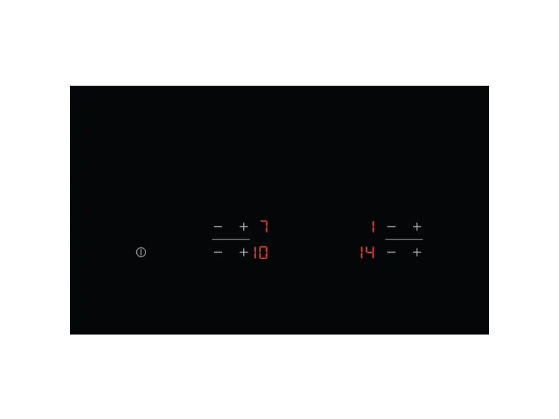 Electrolux EHF6240XXK, Sort, Indbygget, 57.6 cm, Keramisk, Keramisk, 4 zone(s)