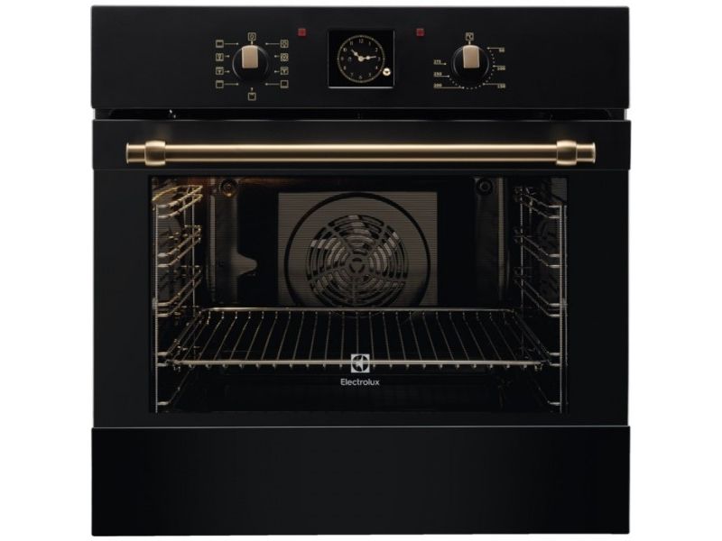 Electrolux SurroundCook 600 Flex EOB3400BOR - Ovn - til indbygning - niche - bredde: 56 cm - dybde: 55 cm - højde: 57.8 cm - med selv-rengøring - Klasse A - sort billede 3