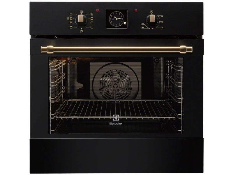 Electrolux SurroundCook 600 Flex EOB3400BOR - Ovn - til indbygning - niche - bredde: 56 cm - dybde: 55 cm - højde: 57.8 cm - med selv-rengøring - Klasse A - sort billede 2