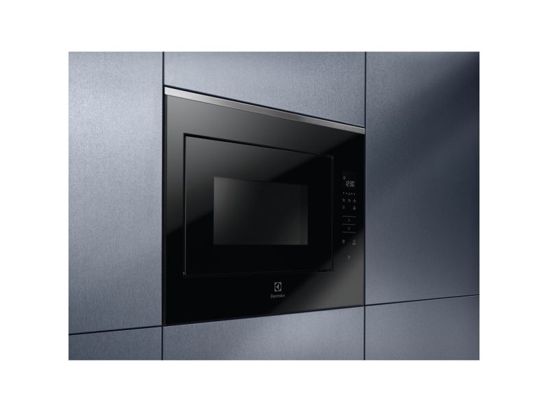 Electrolux 800 KMFE264TEX - Mikrobølgeovn - til indbygning - 26 liter - 900 W - sort/rustfrit stål billede 2