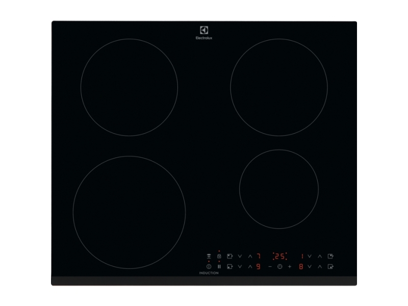 Electrolux CIR60433, Sort, Indbygget, 60 cm, Zone induktionskogeplade, 4 zone(s), 4 zone(s)