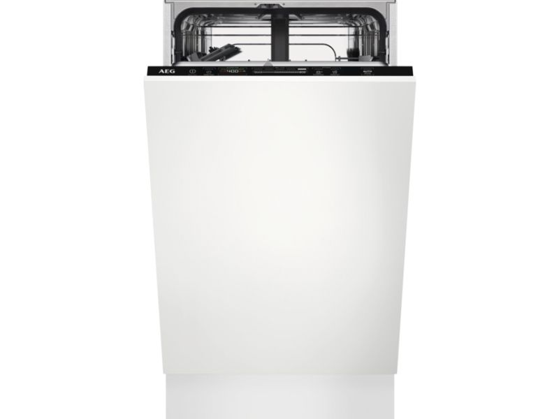 AEG FSE62417P, Delvist indbygget, Slimline (45 cm), 1,5 m, Kurv, 9 kuverter, B