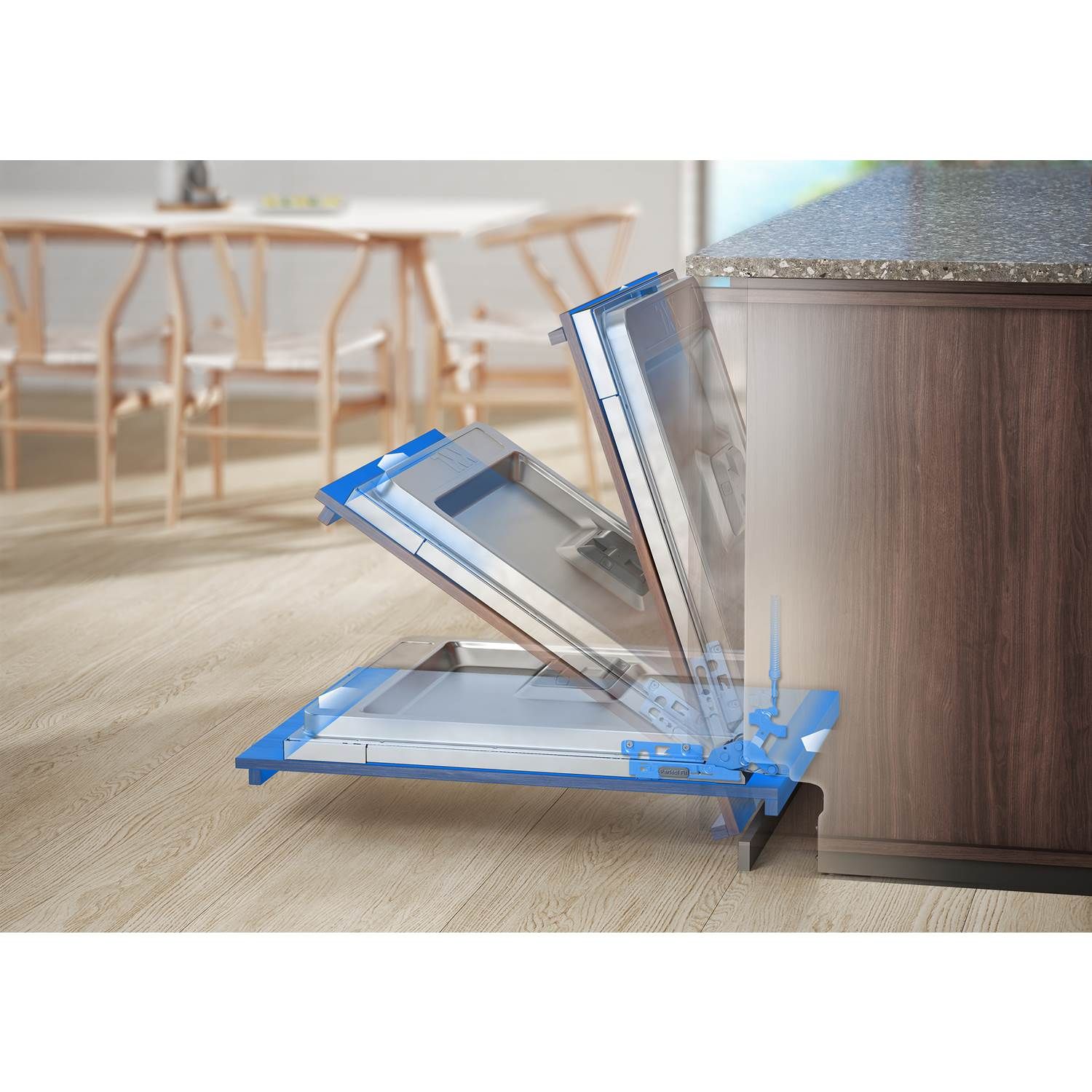 Electrolux EEM63310L Smal opvaskemaskine til integrering billede 9