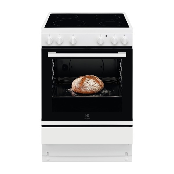Electrolux 300-serien LKR6000CNW keramisk komfur, 230V