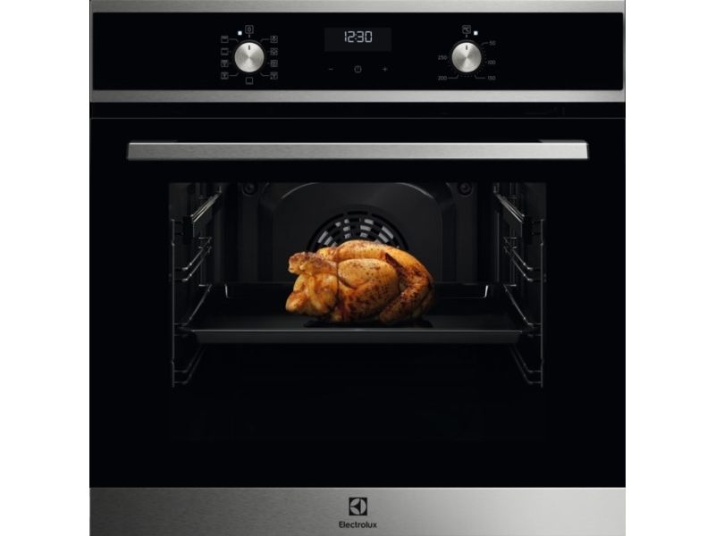Electrolux EOD5H70BX, Medium, Elektrisk ovn, 2750 W, 65 L, AquaClean, Indbygget billede 3