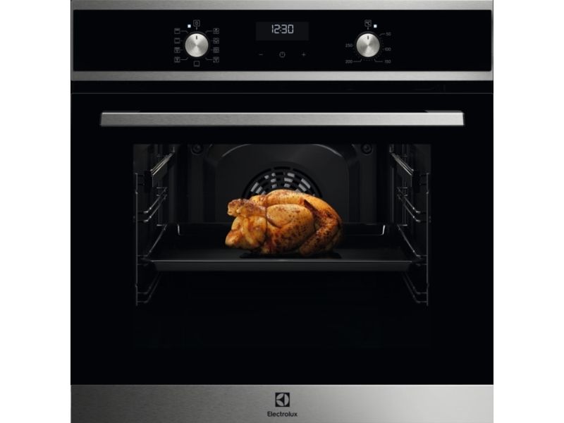Electrolux EOD5H70BX, Medium, Elektrisk ovn, 2750 W, 65 L, AquaClean, Indbygget billede 1