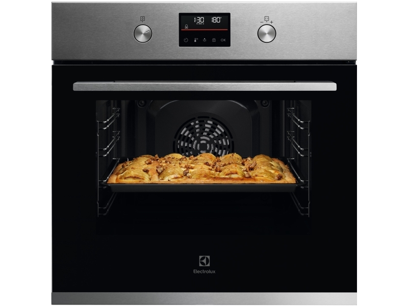 Electrolux KOFFP46BX, Medium, Elektrisk ovn, 65 L, 2320 W, 65 L, 50 - 250 °C