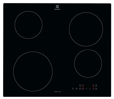 Electrolux LIB60424CK, Sort, Indbygget, 60 cm, Zone induktionskogeplade, Glas, 4 zone(s)