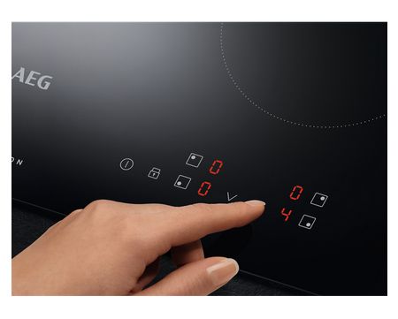 AEG IBE6420SCB, Sort, Indbygget, 60 cm, Zone induktionskogeplade, Keramisk, 4 zone(s) billede 3