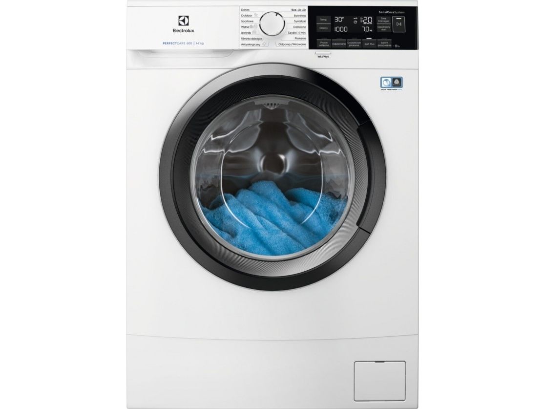 Electrolux EW6SN347SP vaskemaskine Front-læsning 7 kg 1400 rpm Hvid