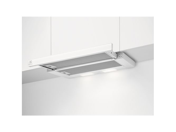 Electrolux LFP326FW, 410 m³/t, Aftræk/Recirkulerende, D, E, D, 69 dB