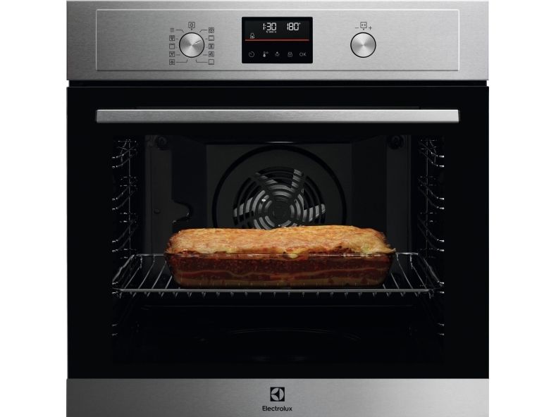 Electrolux EOF4P56X, Medium, Elektrisk ovn, 72 L, 72 L, Pyrolyse, 3 hylder billede 3