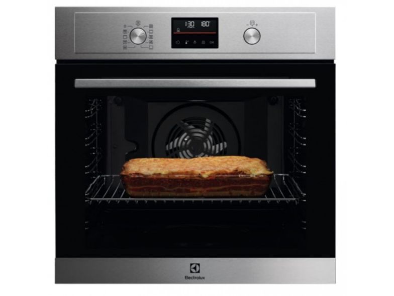 Electrolux EOF4P56X, Medium, Elektrisk ovn, 72 L, 72 L, Pyrolyse, 3 hylder billede 2