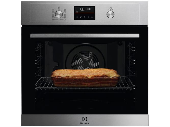 Electrolux EOF4P56X, Medium, Elektrisk ovn, 72 L, 72 L, Pyrolyse, 3 hylder
