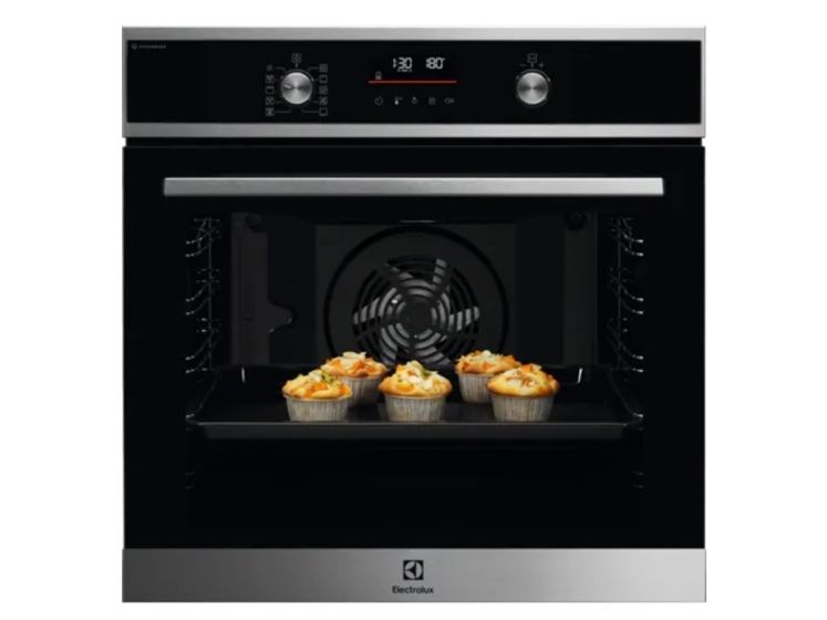 Electrolux EOD6P66X, Medium, Elektrisk ovn, 72 L, 3490 W, 72 L, Blæsertvungen