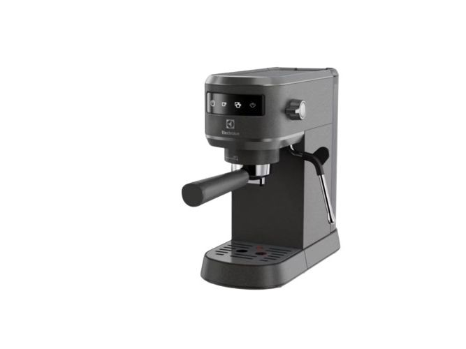 Electrolux E6EC1-6BST, Espressomaskine, 1 L, Kaffekapsel, Malet kaffe, 1450 W, Sort