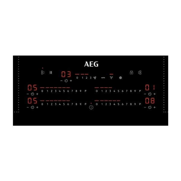 AEG CCS84751CB induktionskogeplade med integreret emhætte billede 5