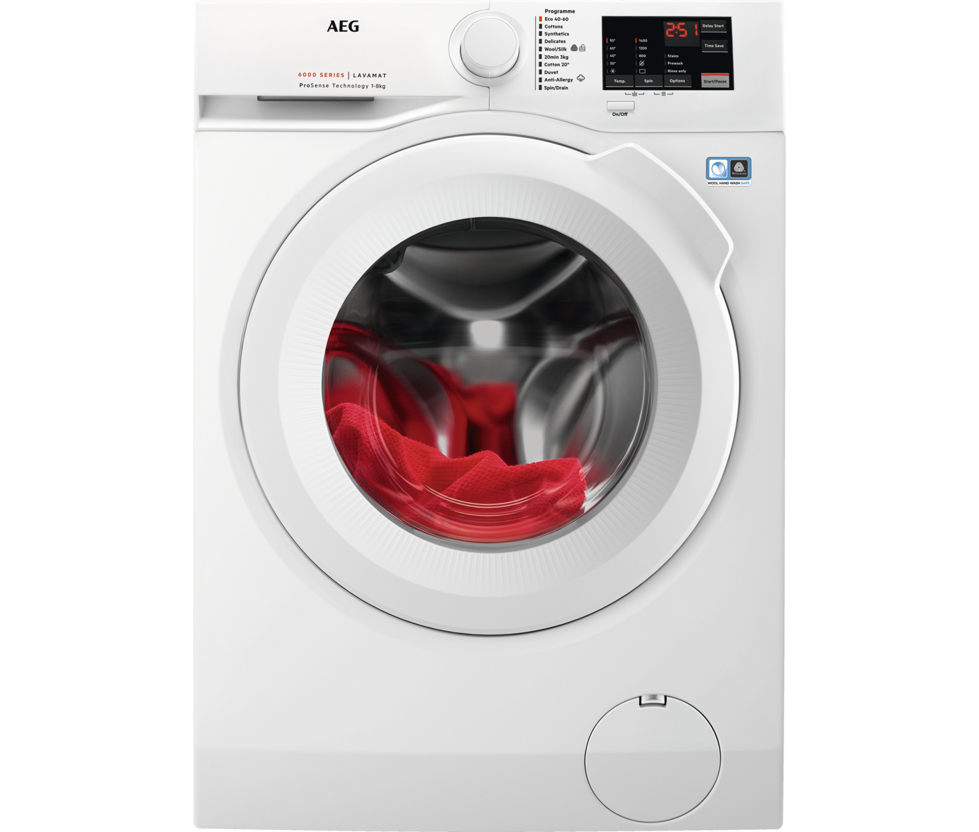 AEG LR612L84A Vaskemaskine billede 1