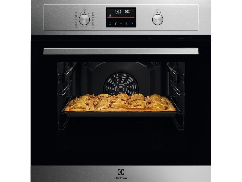 Electrolux EOH4P56BX, Medium, Elektrisk ovn, 2320 W, 65 L, 2090 W, Indbygget