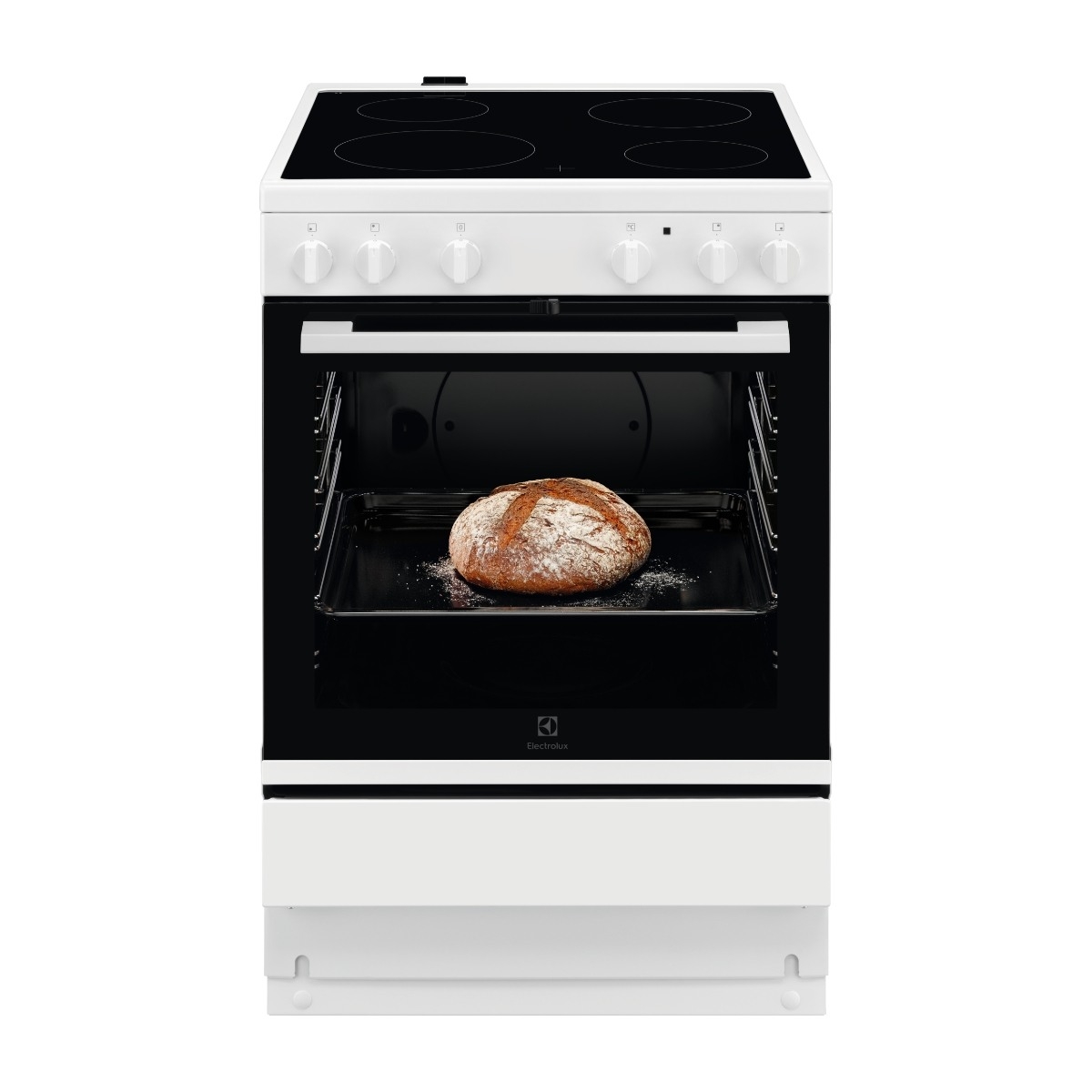 Electrolux 300-serien LKR60004NW keramisk komfur, 230V