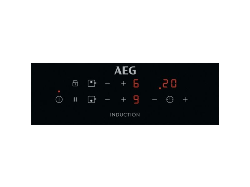AEG 3000 Series IKB32300CB - Induktions kogeplade - 2 plader - Niche - bredde: 27 cm - dybde: 49 cm - rammeløs - sort