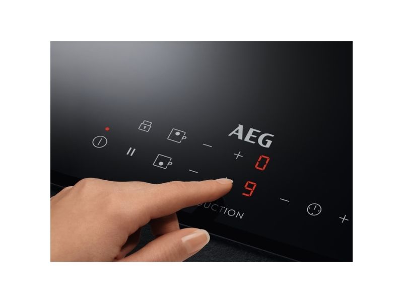 AEG 3000 Series IKB32300CB - Induktions kogeplade - 2 plader - Niche - bredde: 27 cm - dybde: 49 cm - rammeløs - sort