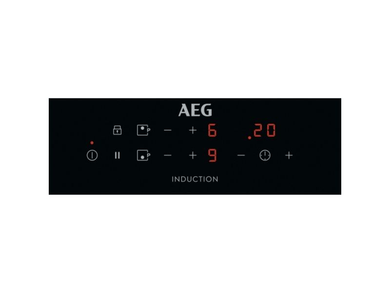 AEG 3000 Series IKB32300CB - Induktions kogeplade - 2 plader - Niche - bredde: 27 cm - dybde: 49 cm - rammeløs - sort