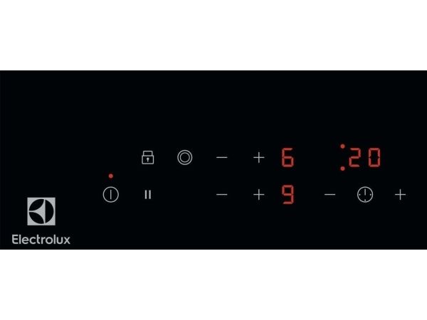 Electrolux Domino LHR3233CK - Keramisk kogeplade - 2 plader - Niche - bredde: 27 cm - dybde: 49 cm - rammeløs - sort