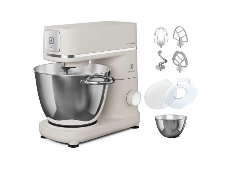 Electrolux E6KM1-4OWT, Bordmixer, Hvid, Ælte, Mikse, Piskning, 1,2 m, 6 L, Dreje