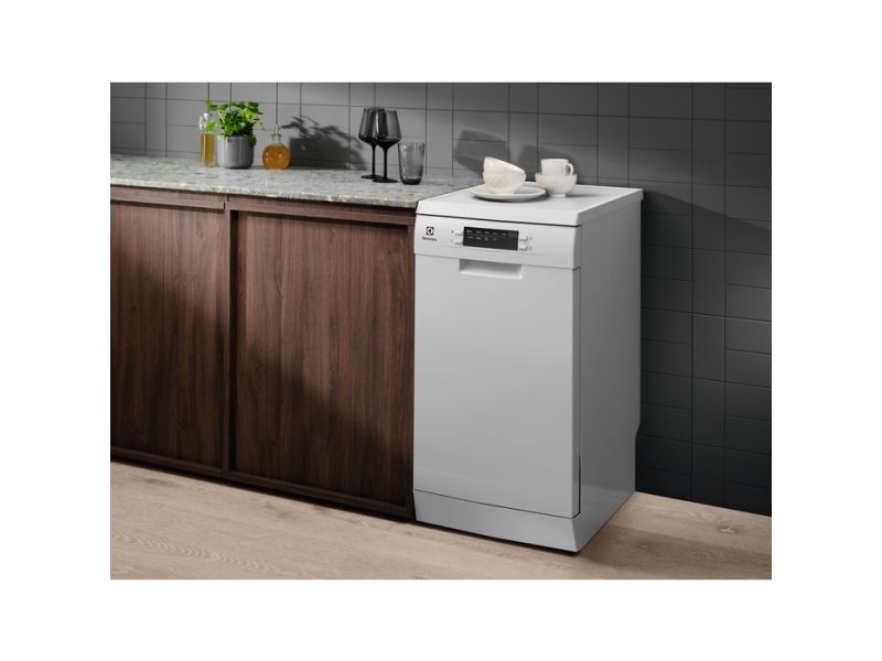 Electrolux ESS43210SW, Fritstående, Slimline (45 cm), Hvid, 1,5 m, 1,5 m, 1,5 m