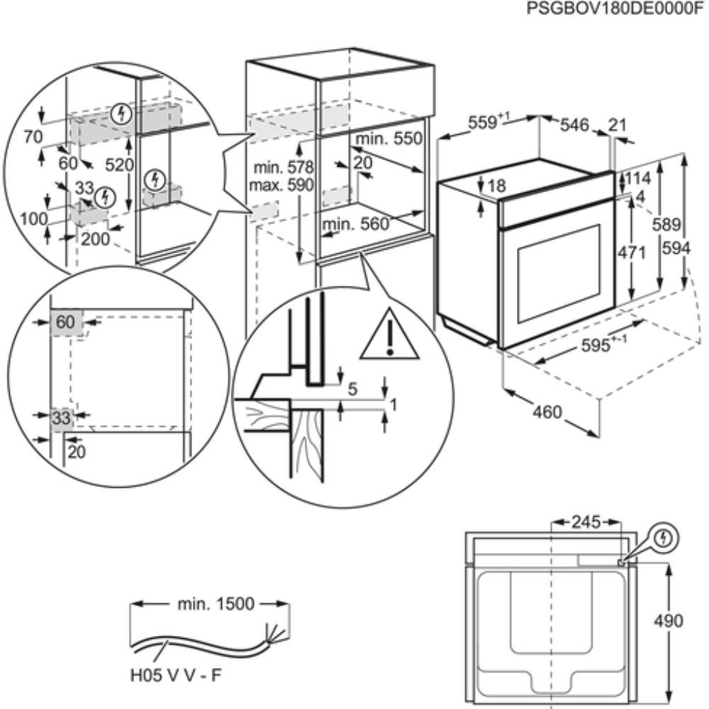 Electrolux EO82PBK billede 6