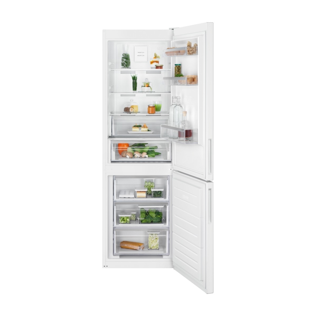 Electrolux LNT6ME32W2 Fritstående kølefryseskab