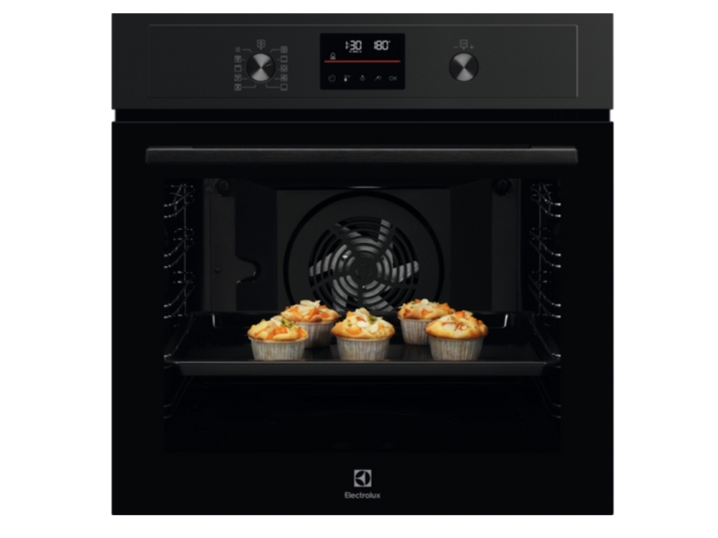 Electrolux EOD4P57H, Medium, Elektrisk ovn, 3490 W, 72 L, 2300 W, Pyrolyse