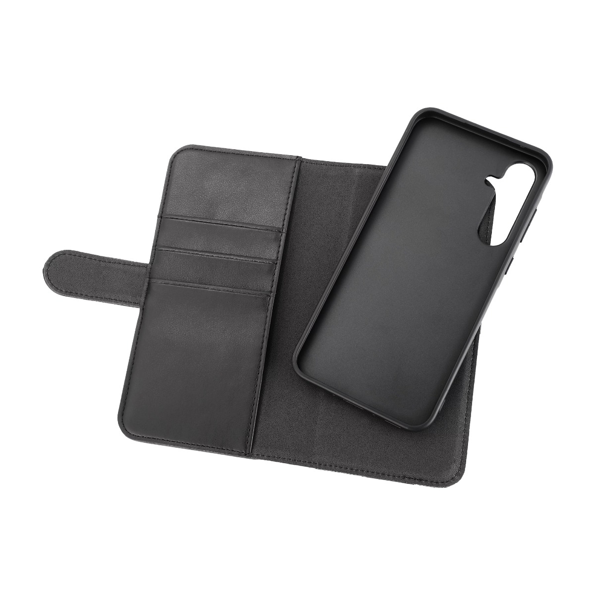 Essentials Samsung Galaxy A35 tegnebogscover, sort billede 3