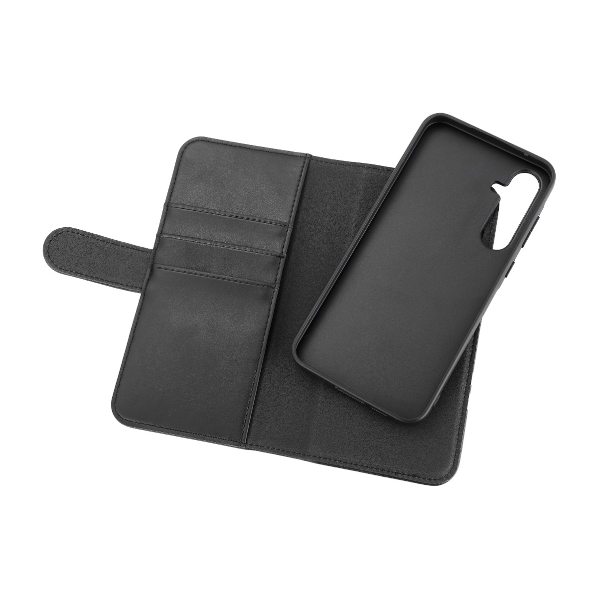 Essentials Samsung Galaxy A55 tegnebogscover, sort billede 3