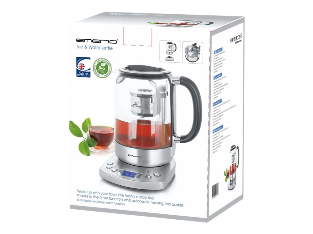 Emerio Elkedel Elkedel - Rustfrit stål - 2200 W *DEMO