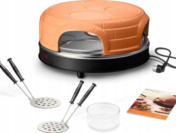 Emerio Pizzarette,Pizza Ofen,4 Pers., Warmhaltefläche