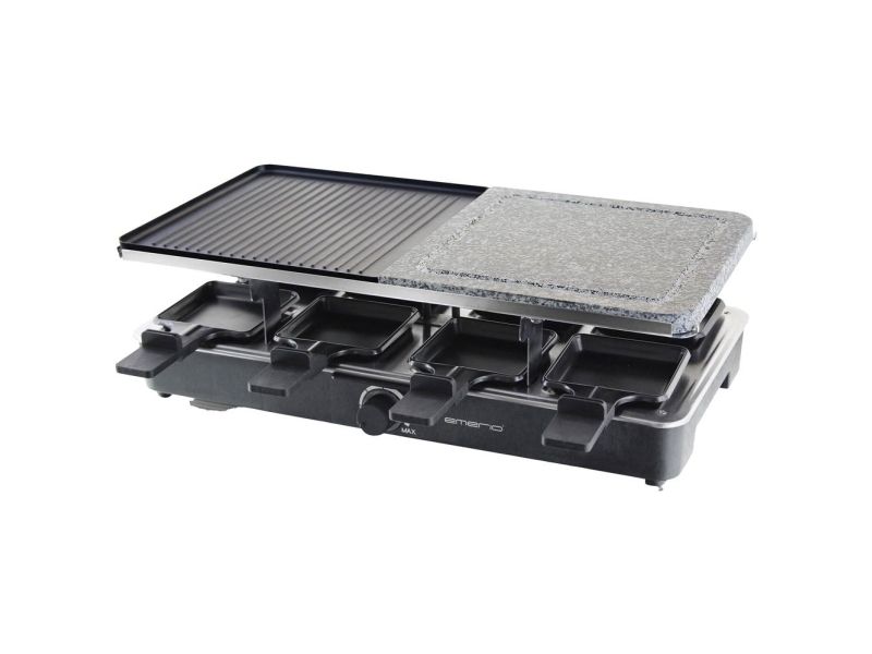 Emerio RG-110035 - Raclette/grill - 1.4 kW - sort