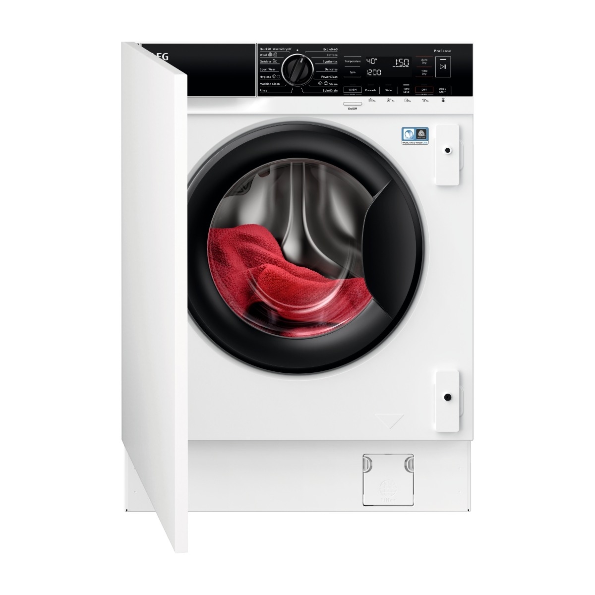 AEG L8WBI864T3 Vaske/tørremaskine til integrering