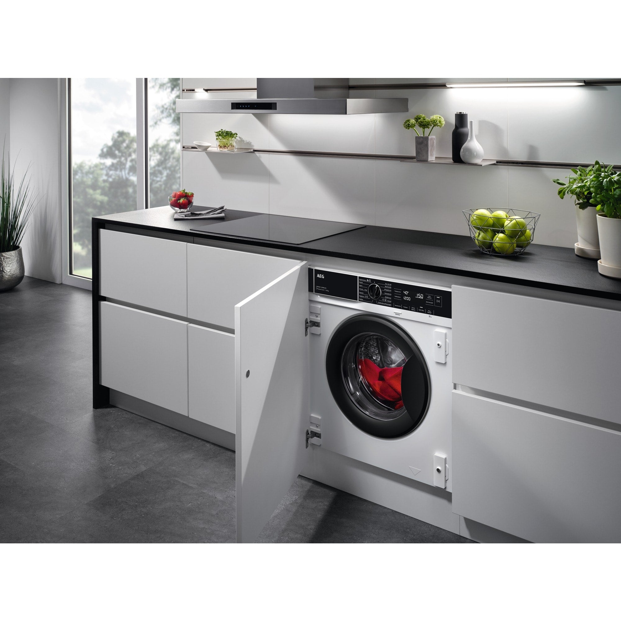 AEG L8WBI864T3 Vaske/tørremaskine til integrering