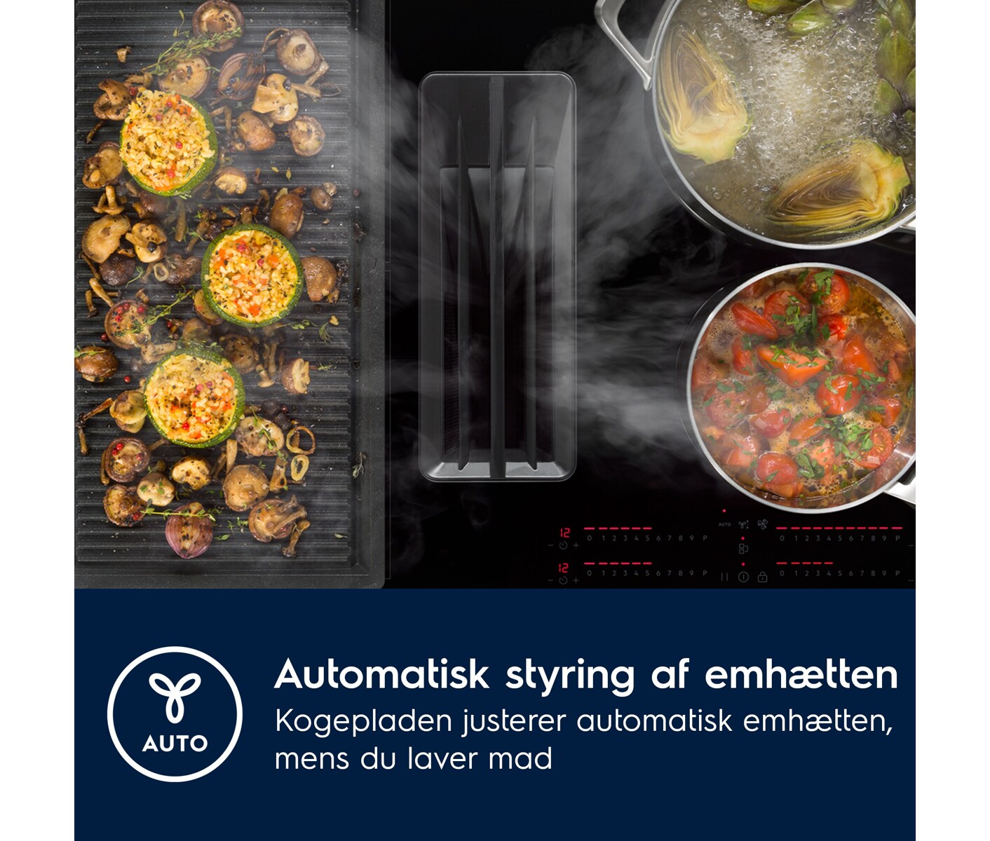 Electrolux HHOB760S Kogeplade med indbygget emhætte billede 9