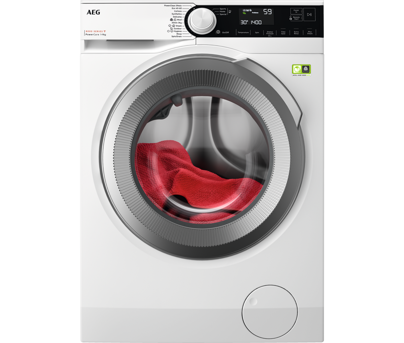 AEG LR833W96W Vaskemaskine billede 1