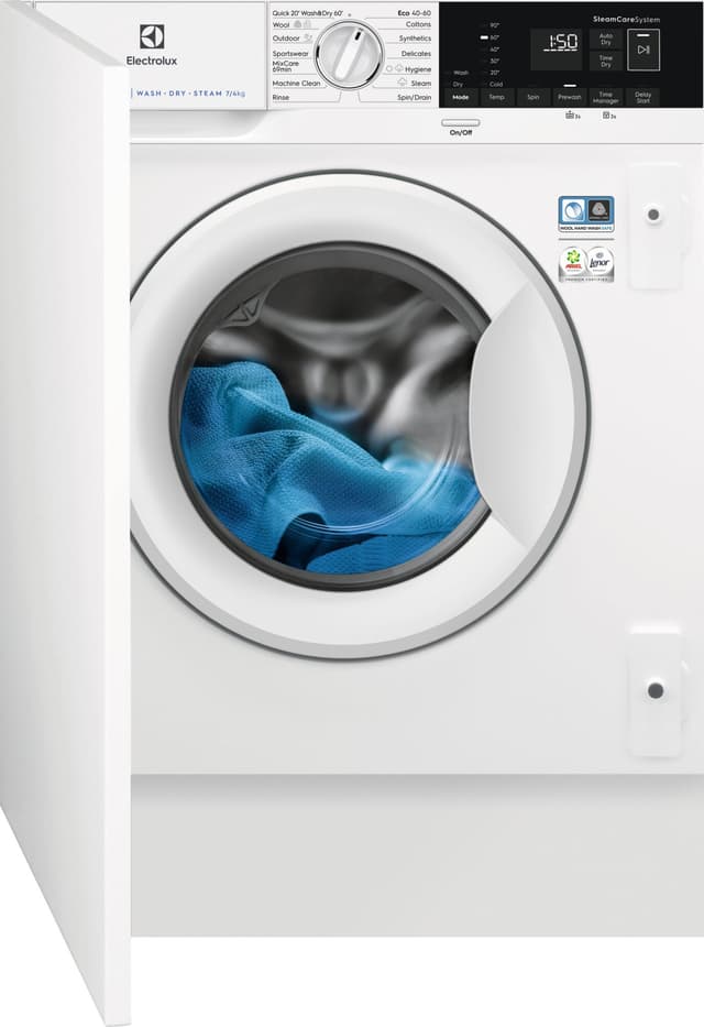 Electrolux EW7WB764T4 Vaske/tørremaskine til integrering